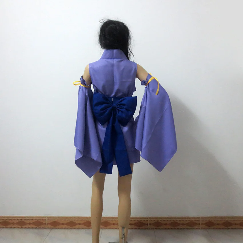 Изготовленный На Заказ фиолетовый кимоно для косплея с изображением сказочного