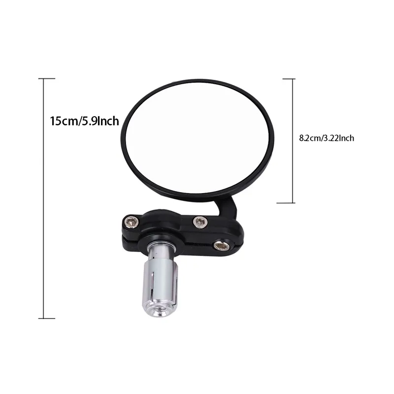 Wisengear мотоцикл 7/8 &quotРучка Бар Конец стороны заднего Зеркала Кафе Racer Bobber Clubman для