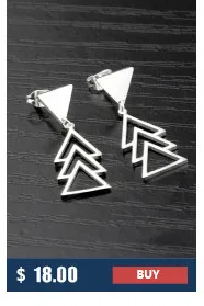 DIANSHANGKAITUOZHE Mandala Earring Lotus Clover Gold Colour Famous Brand Earring for Women Vintage Pendientes Mujer Body Jewelry