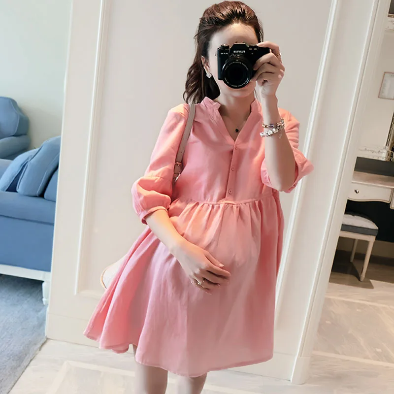 Кукла платье для беременных летние платья женщин одежда Vestidos будущих мам Одежда