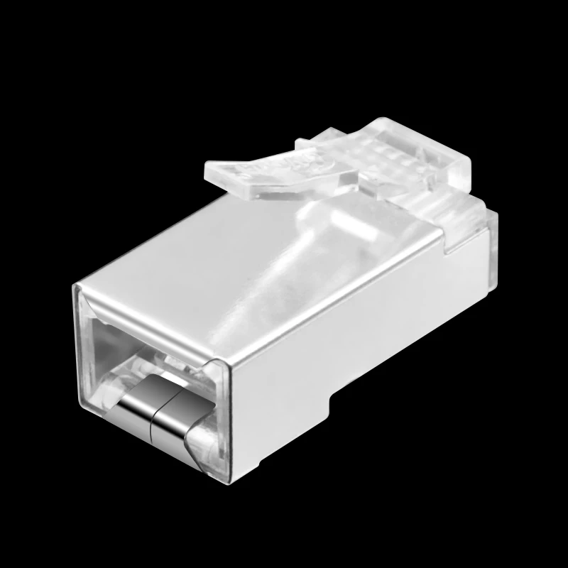 Коннектор Ethernet cncob cat5e экранированный медный корпус rj45 8P8C Кабельная вилка