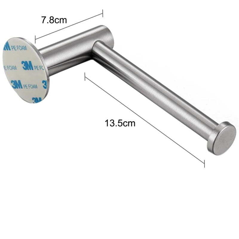 Нержавеющая сталь Ванная комната Аппаратные средства комплект рулон Бумага