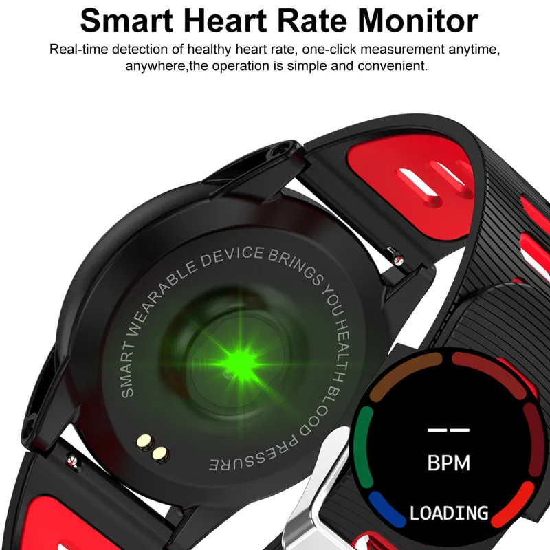 Smart Watch Men Women Waterproof Blood Pressure Smart Wrist Watches Digital Pedometer Bracelet Fitness Tracker For IOS Android