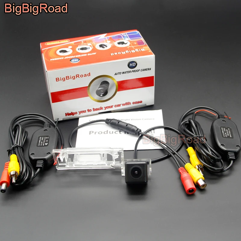 Камера заднего вида BigBigRoad для Audi A4L TT A5 Q5 2009 2010 2011 2012 TTS 2013/Skoda Yeti Superb wagon 2013|Камеры