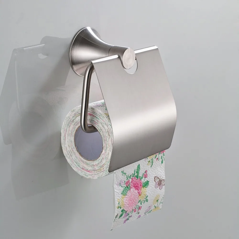 JIENI Towel Bar Cloth Hook Nickel Brushed Paper Holder Bath Hardware Sets Cup 304 Stainless Steel Bathroom Accessories | Обустройство