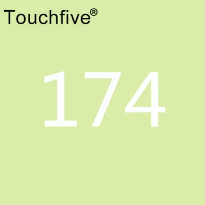 174 TOUCHFIVE опционально цвет соответствия искусство маркеры Кисть ручка эскиз на спиртовой основе маркеры двойная головка манга ручки для рисования товары для рукоделия - Цвет: 174