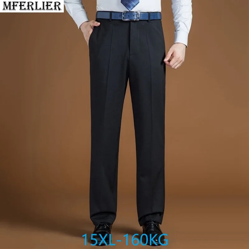 Размера плюс большие 8XL 9XL 10XL 11XL 12XL 14XL 15XL на осень-зиму костюм Штаны больших