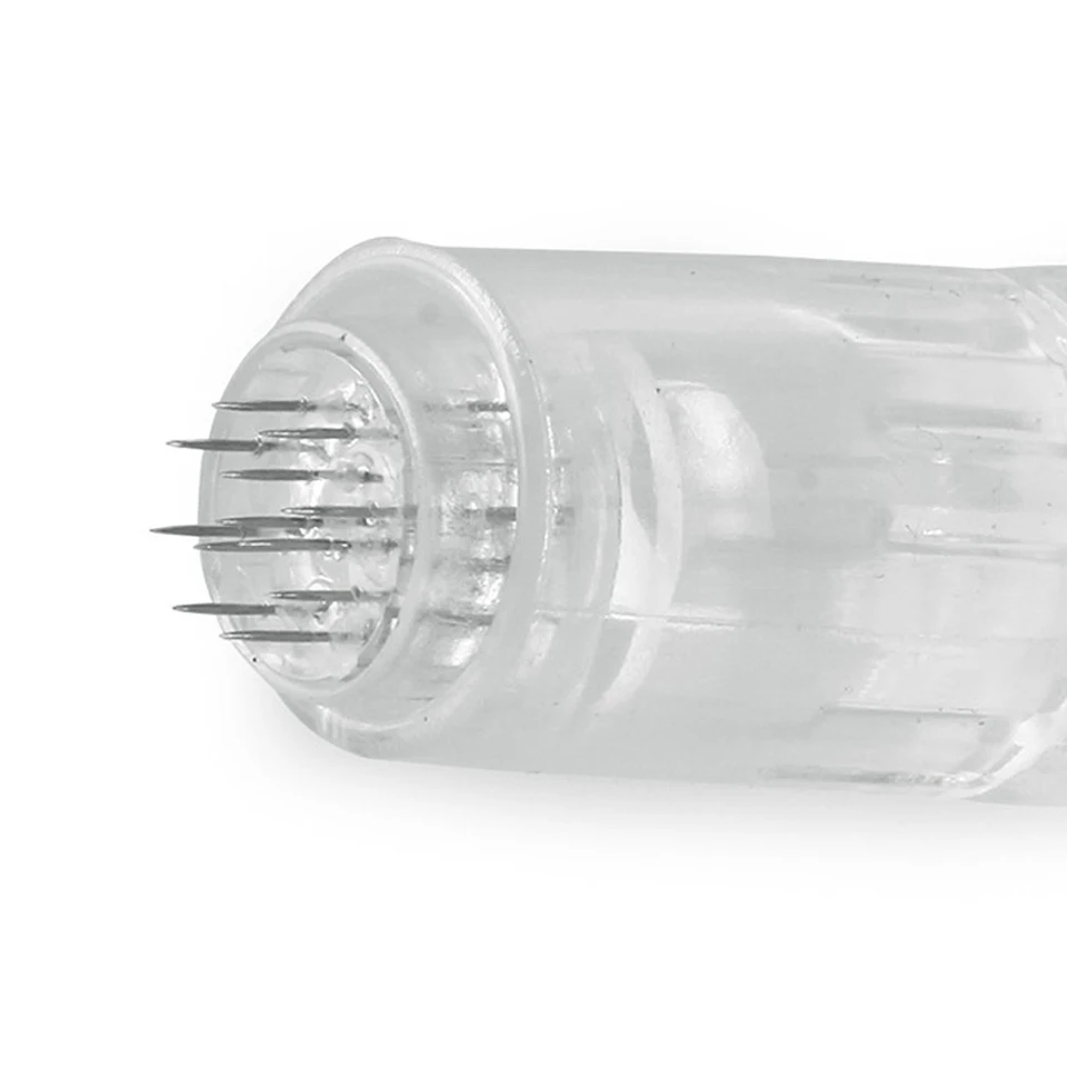 50 шт. 12 контактный ролик Дерма ручка картридж Нержавеющий Винт микро туман игла