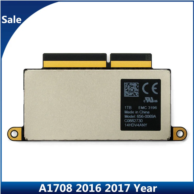 Оригинальный твердотельный накопитель A1708 SSD для MacBook Pro Retina 13 3 дюйма Late 2016 Mid 2017 ТБ