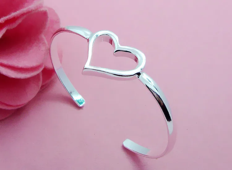 Женский ажурный браслет из серебра 925 пробы | Украшения и аксессуары