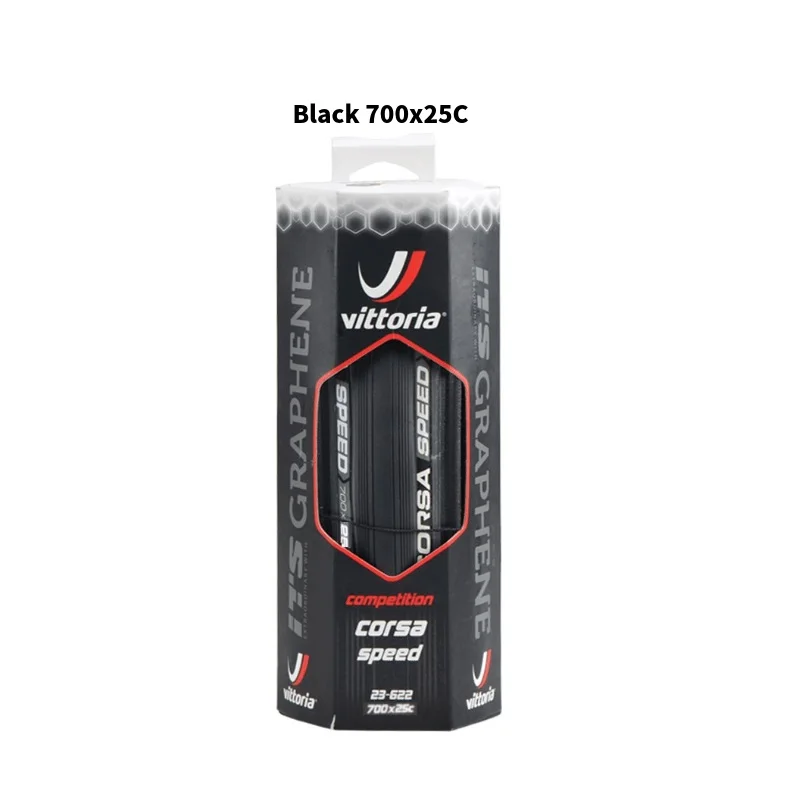 Black 700x25C Vittoria Corsa speed G+ бескамерные 700C* 23C-25C(320TPI) шины для шоссейного велосипеда clincher, шины для велосипеда, подходят 700C chincher rim - Цвет: Black 700x25C