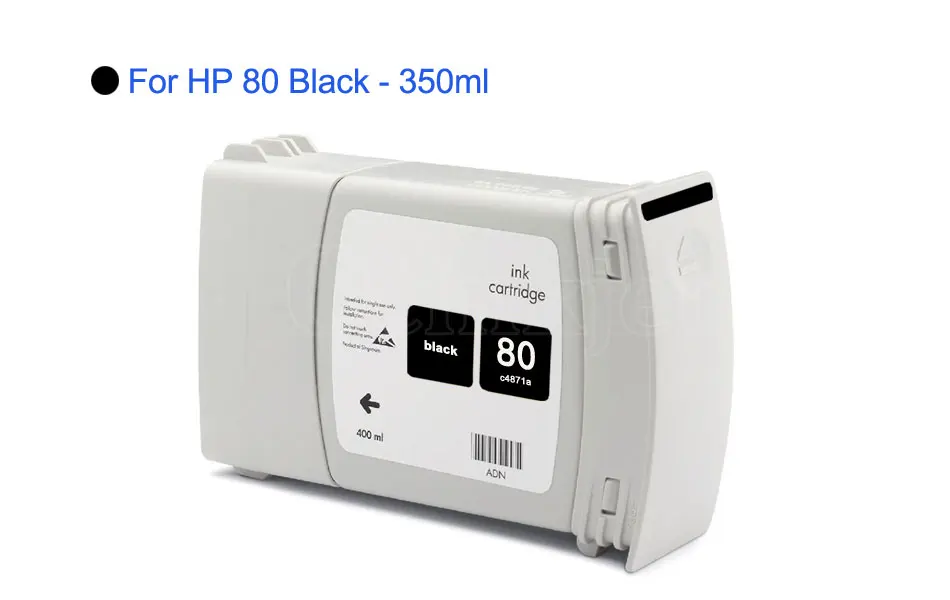 Occjet для hp 80 совместимый чернильный картридж для принтера hp Designjet 1050 1050C 1055 1055 см(C4871A C4846A C4847A C4848A