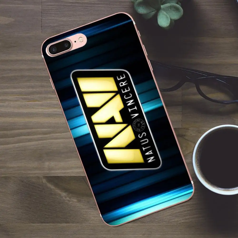 Наклейки с логотипом Pop Navi Natus Vincere уникальные наклейки для Apple iPhone 4 4S 5 5C SE 6 6S 7 8 Plus X