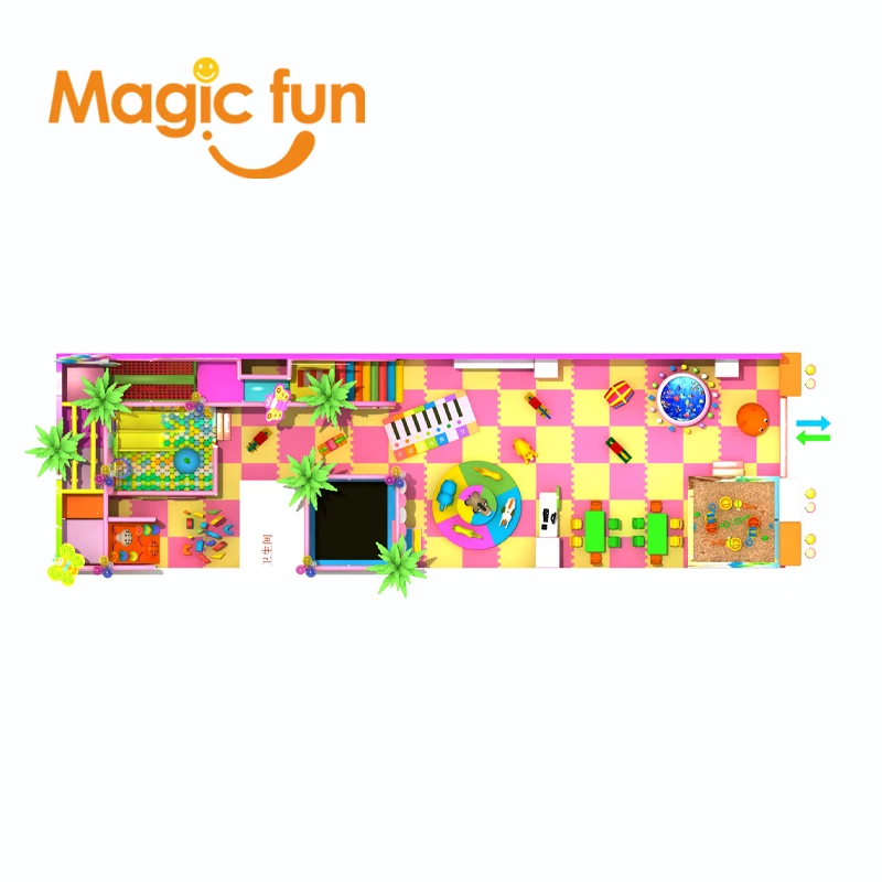 Детская пластиковая игровая площадка MAGIC FUN | Спорт и развлечения