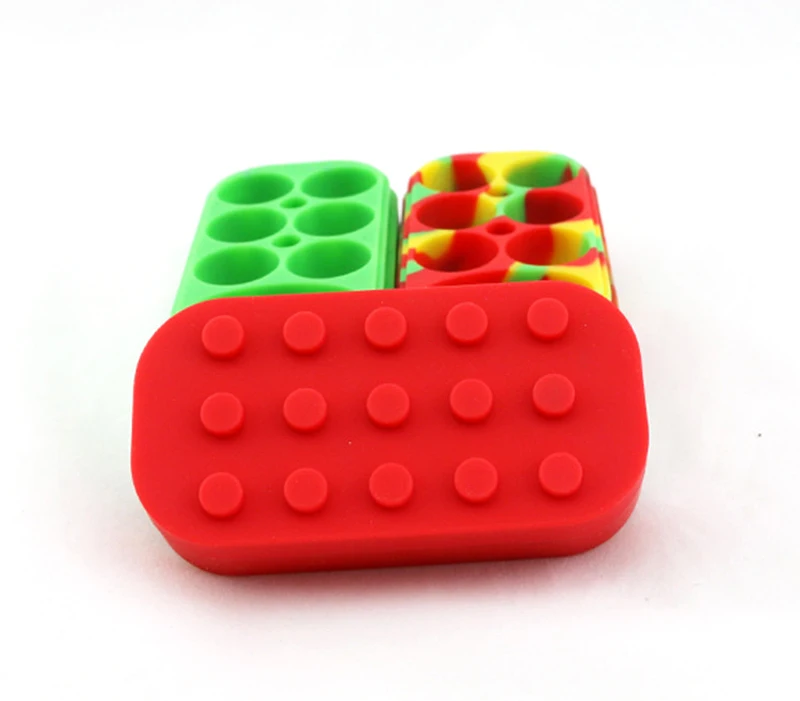 6 в 1 большой силиконовый контейнер для ёмкостей|wax container|silicone jarsilicone container |