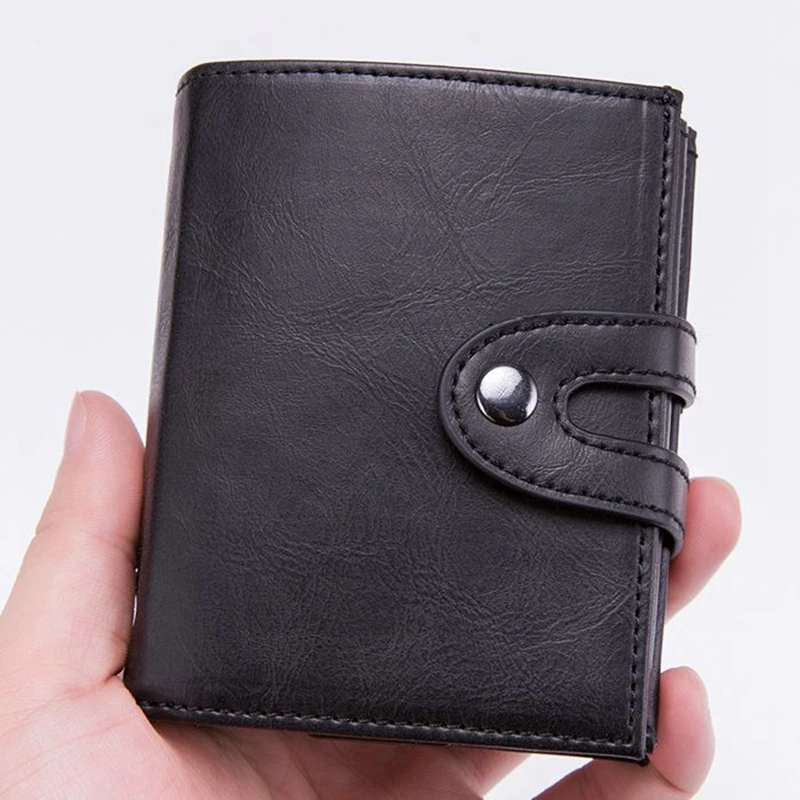 Алюминиевый держатель для кредитных карт Rfid кошельки мужчин и женщин