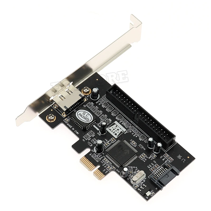 Компьютерная шина PCI-e PCIe PCI Express IDE SATA2.0 комбинированный eSATA контроллер карты 1