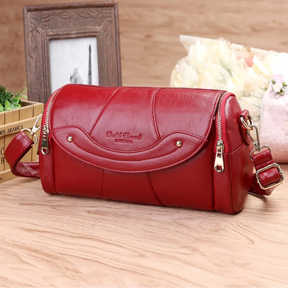 Сумка мессенджер из натуральной воловьей кожи на одно плечо для женщин|handbag new|brand