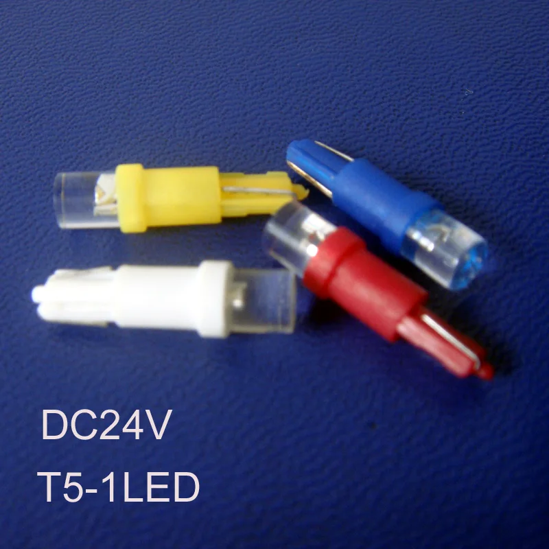 Высокое качество 24V T5 светодиодный 24VDC лампа светильник W3W индикаторная DC24V