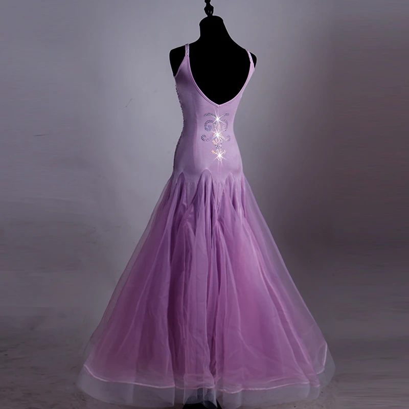 Бальных танцев конкурс платья нестандартного размера фиолетовый стандартные