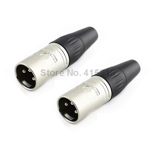 10 шт./Лот изготовленный Neutrik China factory YS137N XLR 3 контактный Штекерный разъем DMX|connector
