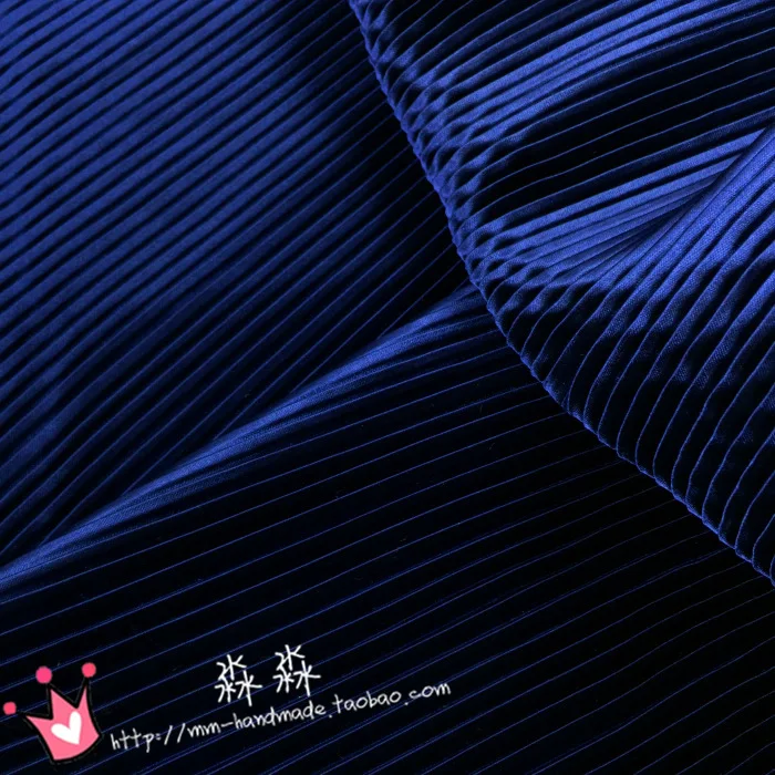 1 шт. ткань для одежды темно синяя полосатая коса платьев сломанная