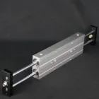 Цилиндр с двойным штоком STMB, отверстие 10-16 мм, ход 25-200 мм, цилиндр с воздушным скользящим столом с магнитом, см. Форму в описании