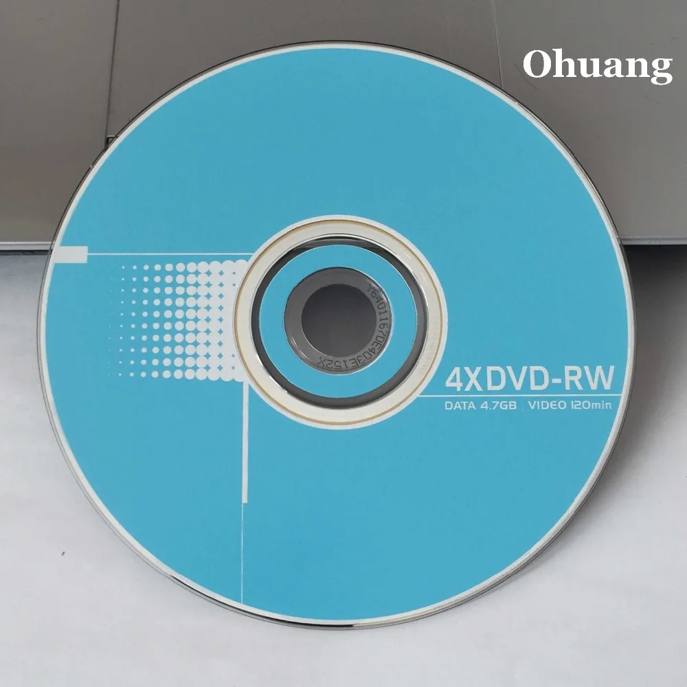 Оптовая продажа 25 дисков класса A 4 7 ГБ 4x синий пустой Печатный DVD RW диск|Носители