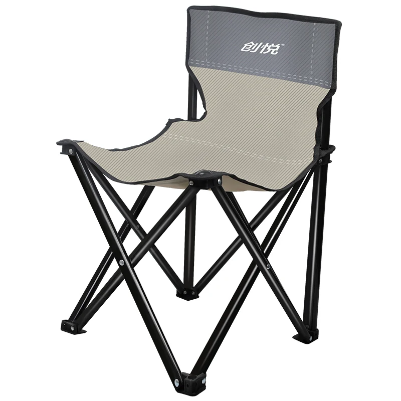 

Folding Outdoor Chair with Ultra Strong Chaise Portable Camping Hiking Lawn Fishing Chairs Ultralight Foldable Steel Stool 1.5kg