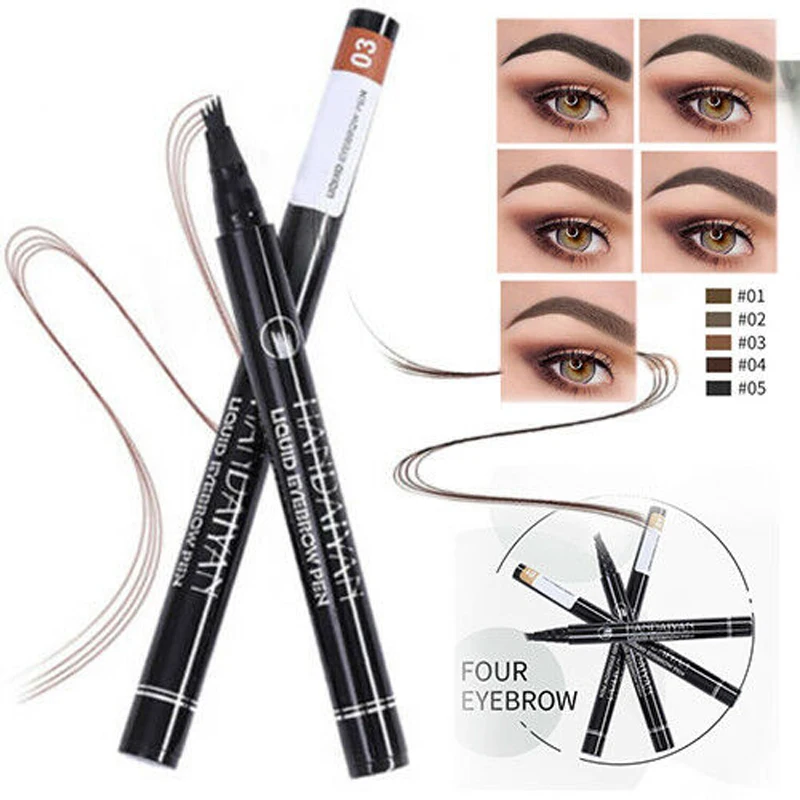 Карандаш для бровей полуперманентный карандаш макияжа стойкий жидкий