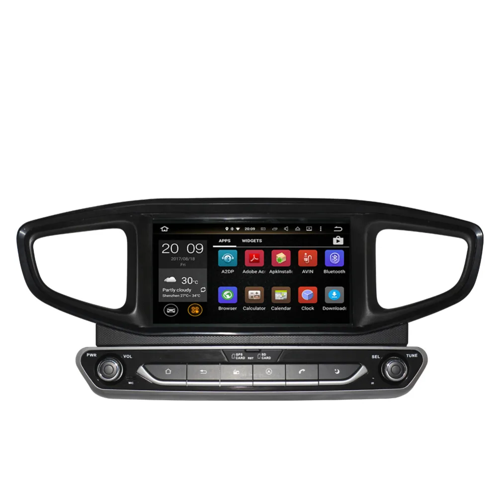 8-дюймовый Android 8 0 Восьмиядерный 4 Гб RAM автомобильный ПК DVD CD плеер для Hyundai Ioniq