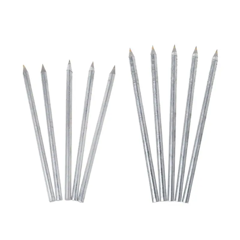 

5pcs Diamond Glass Cutter Carbide Scriber Hard Metal Tile Cutting Lettering Pen Engraver Glass Knife Scriber Cutting Tool
