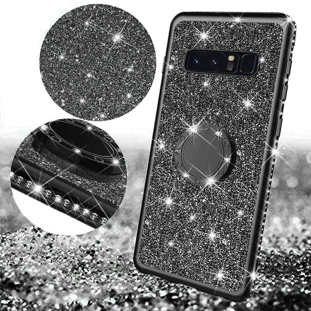 Алмазный чехол для Samsung Galaxy S10 Plus S10E S7 Edge S8 S9 Note 10 9, чехол для Samsung A6 A8 Plus A7, блестящий бампер