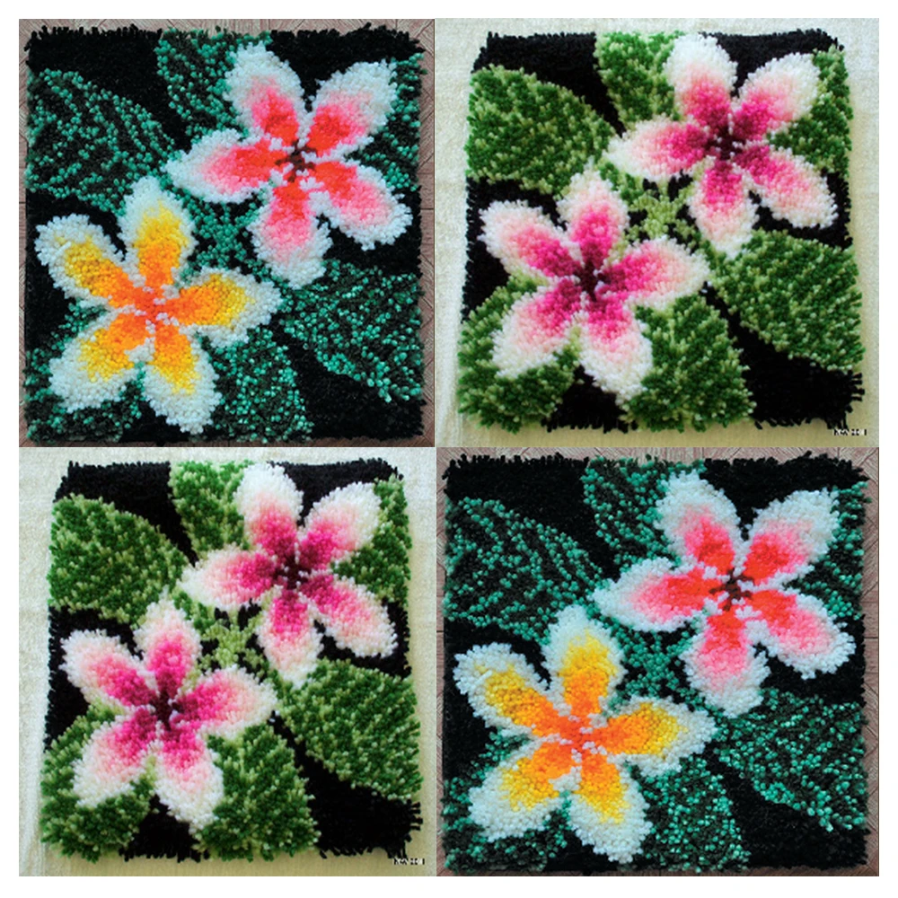 Цветы ковер вышитые подушки вышивка крестиком Подушка Сделай Сам Рукоделие