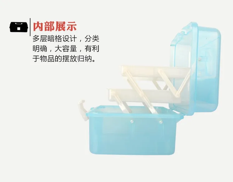 Новый Прозрачный Прямоугольный контейнер для нейл арта 1 шт. держатель ручки