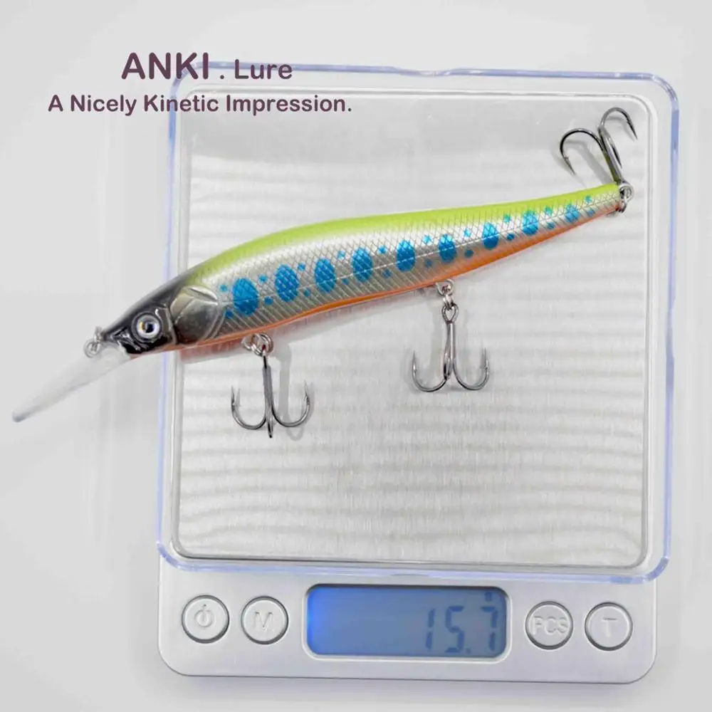 ANKI Япония 16 г 110 мм FAITH CUSTOM JERKBAIT плавающий воблер приманка гольян длинные литые