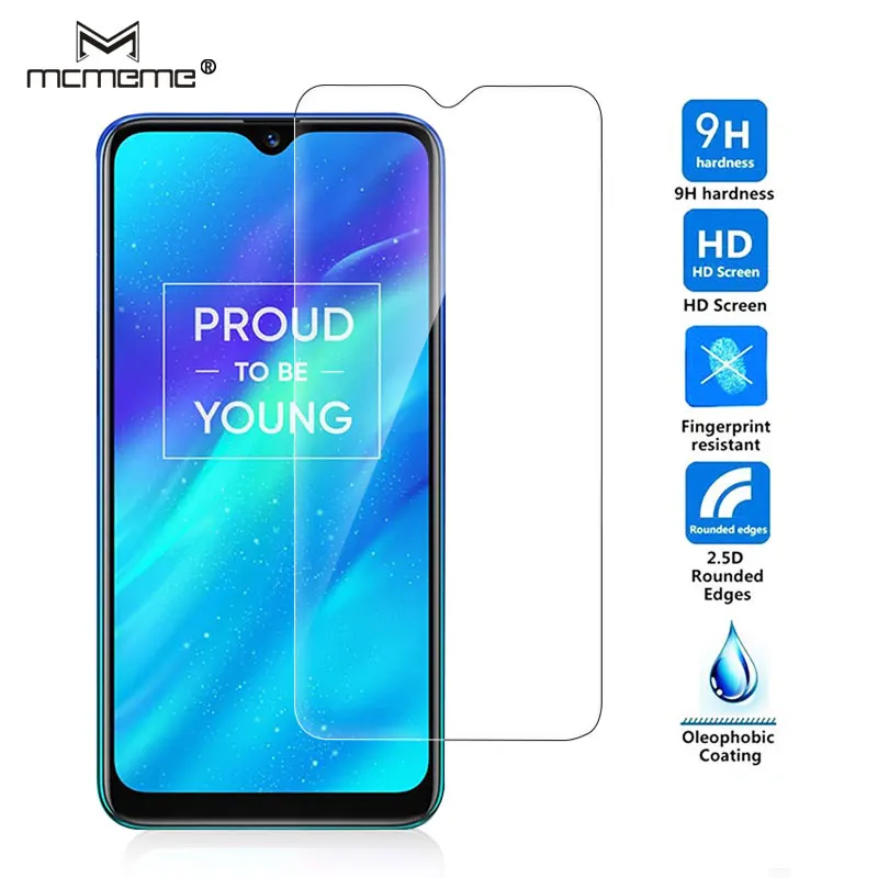 Защитная пленка для экрана телефона oppo realme 3 Закаленное Стекло 9H ультратонкая