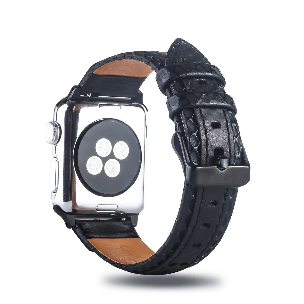 Модный кожаный ремешок для наручных часов apple Watch Series 5 4 3 2 1 edition 38 40 42 44 мм ремешки