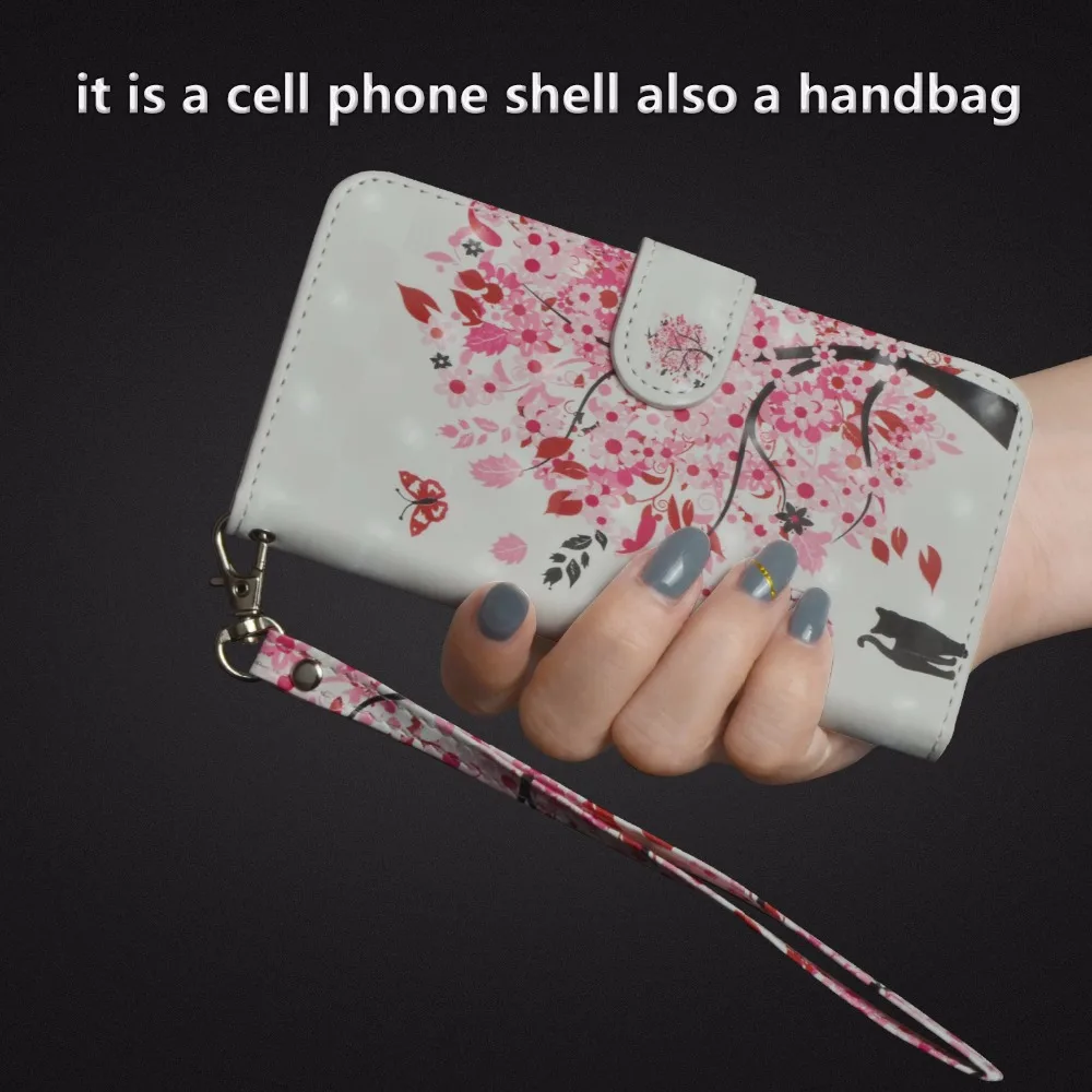 Для samsung Galaxy Xcover 4 G390F чехол с 3D рисунком флип чехол для samsung Xcover4 G390F чехол из искусственной кожи кошелек Чехол Funda Capa