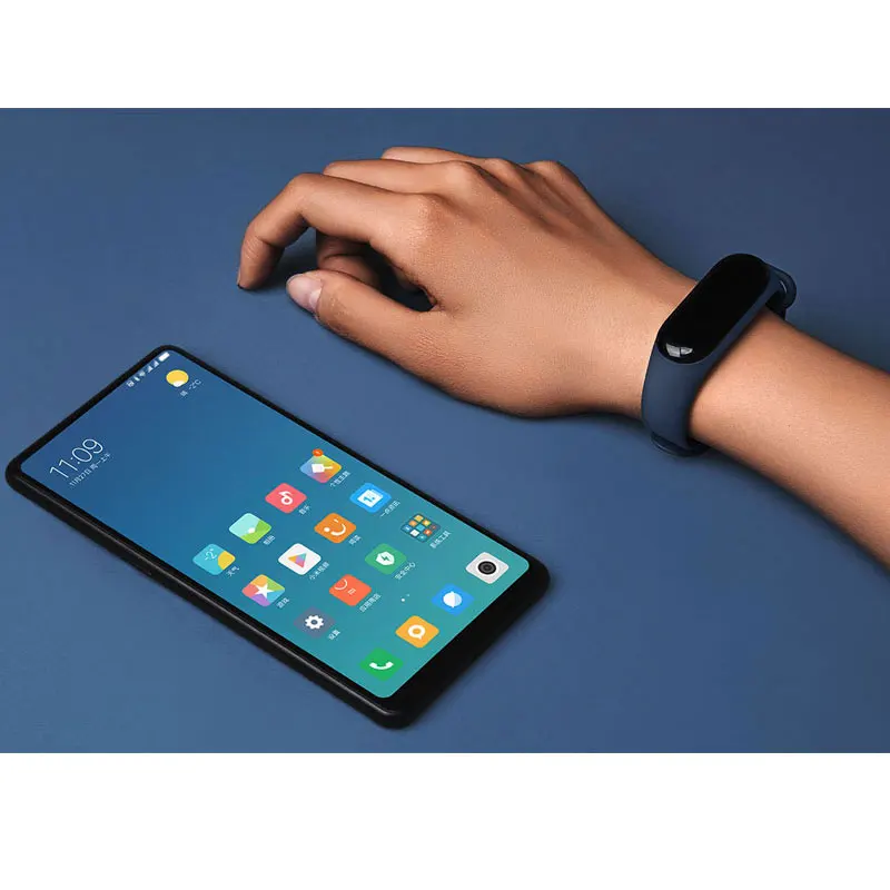 Глобальная версия Xiaomi Mi Band 3 умный Браслет сенсорный экран OLED фитнес- браслет MiBand