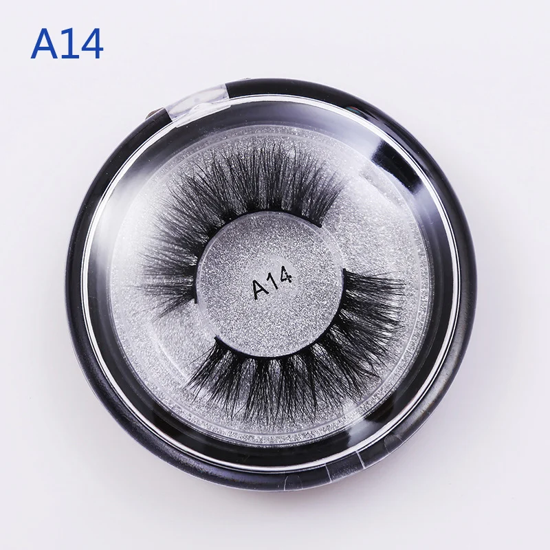 

YOKPN New Natural Long Mink Eye Lashes Mink High-grade Winged Thick False Eyelashes Fashion Smoked Makeup False Eyelashes A09