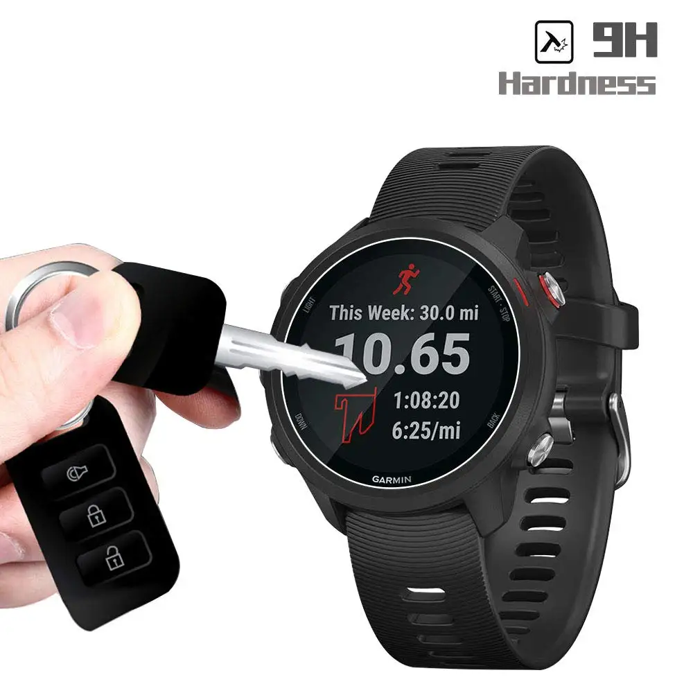 Tempered Glass HD Protective Film for Garmin Forerunner 245/245M Smart Bracelet Watch Screen Clear Protector Accessories | Электроника