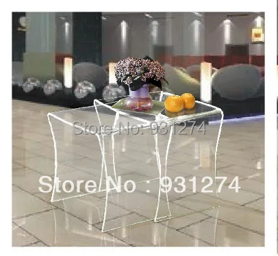 (2 шт./лот) акриловый журнальный столик ONE LUX оптовая и розничная продажа мебель для