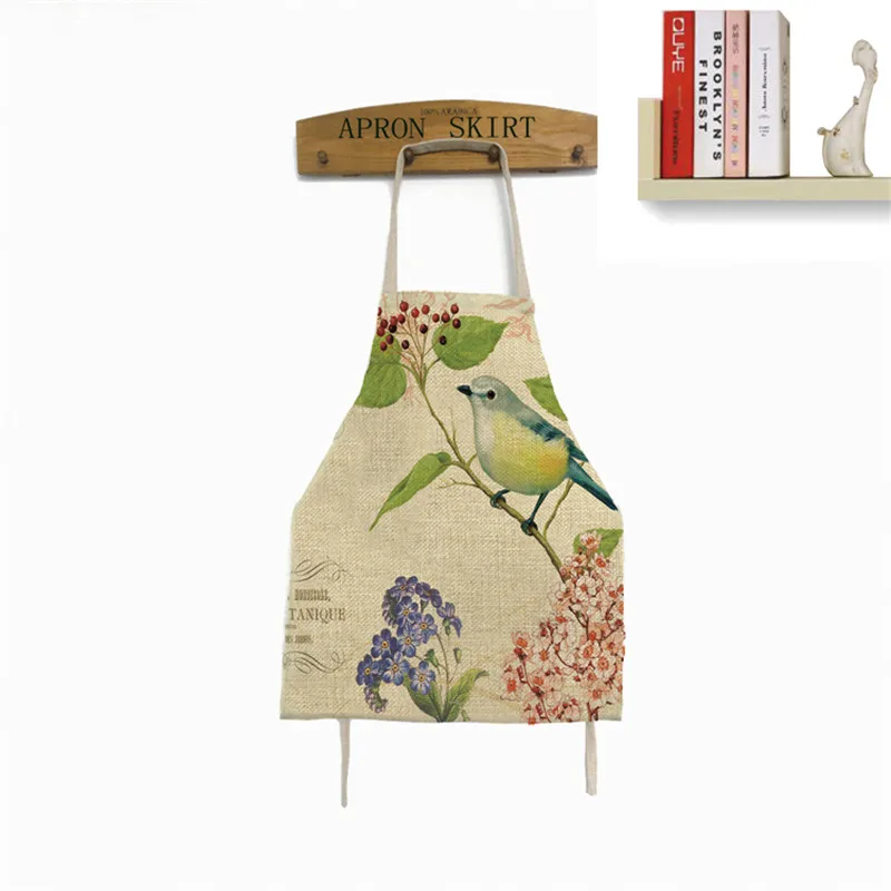 2018 хлопок лен фартук в китайском стиле цвет съемный противообрастающий без