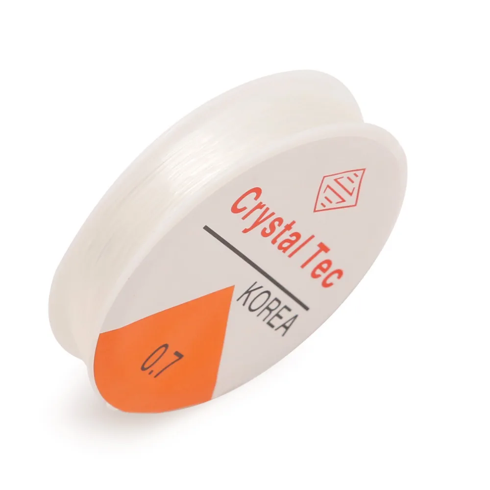 Прозрачная эластичная леска для бисероплетения 0 5/0 6/0 7/1 мм | Фурнитура и