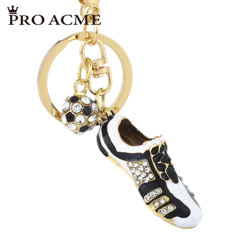 Pro acme Креатив спортивные Футбол Ботинки футбола горный хрусталь брелки для Для