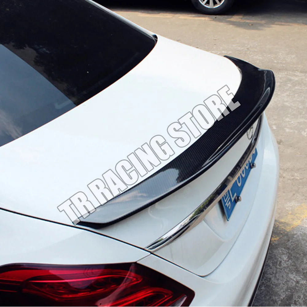Спойлер для заднего багажника из углеродного волокна в стиле PSM Mercedes Benz W205 C180 C200