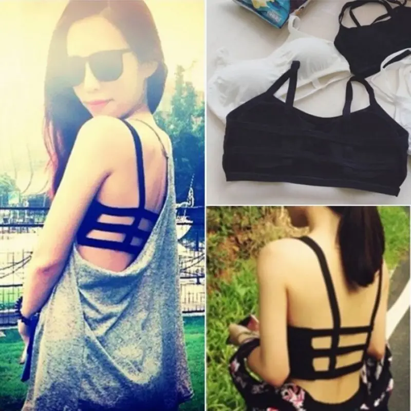 Бюстгальтер-Бралетт на бретельках для девочек-подростков нижнее белье с