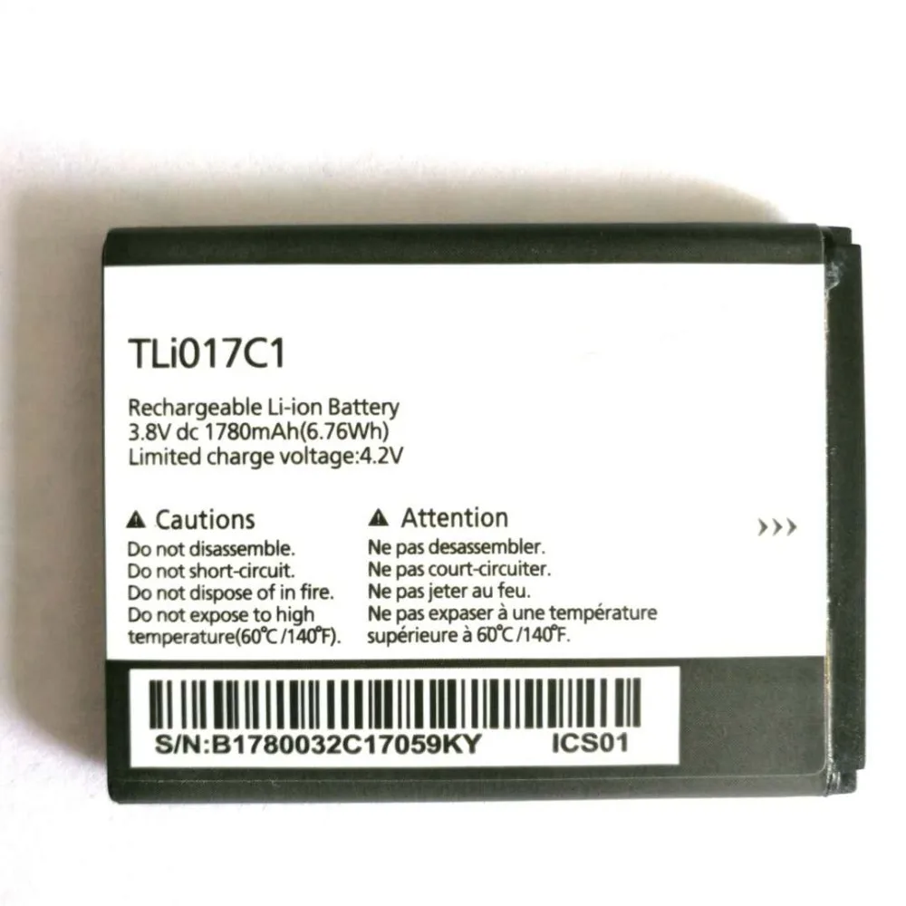 Сменный аккумулятор TLI017C1 3 8 В 1780 мАч для Alcatel One Touch PIXI 4 5 дюйма 5019D 5017D 5017A 5017X 5017 5027B