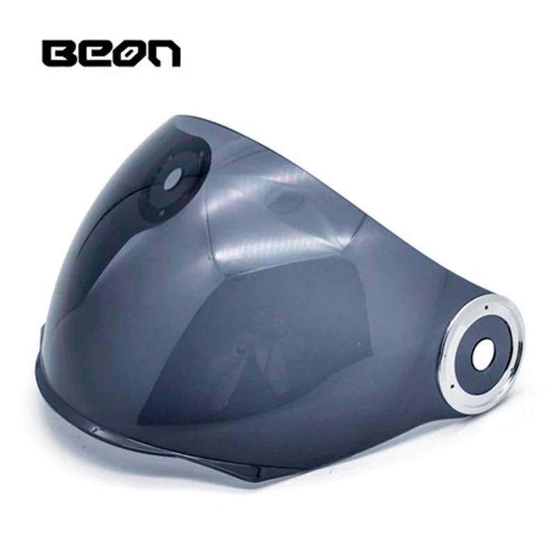 BEON 110b козырек мотоциклетный шлем козырек Защита от Солнца Открытый шлем мотоциклетный шлем запасная линза подходит для B-108 b-110 - Цвет: Black